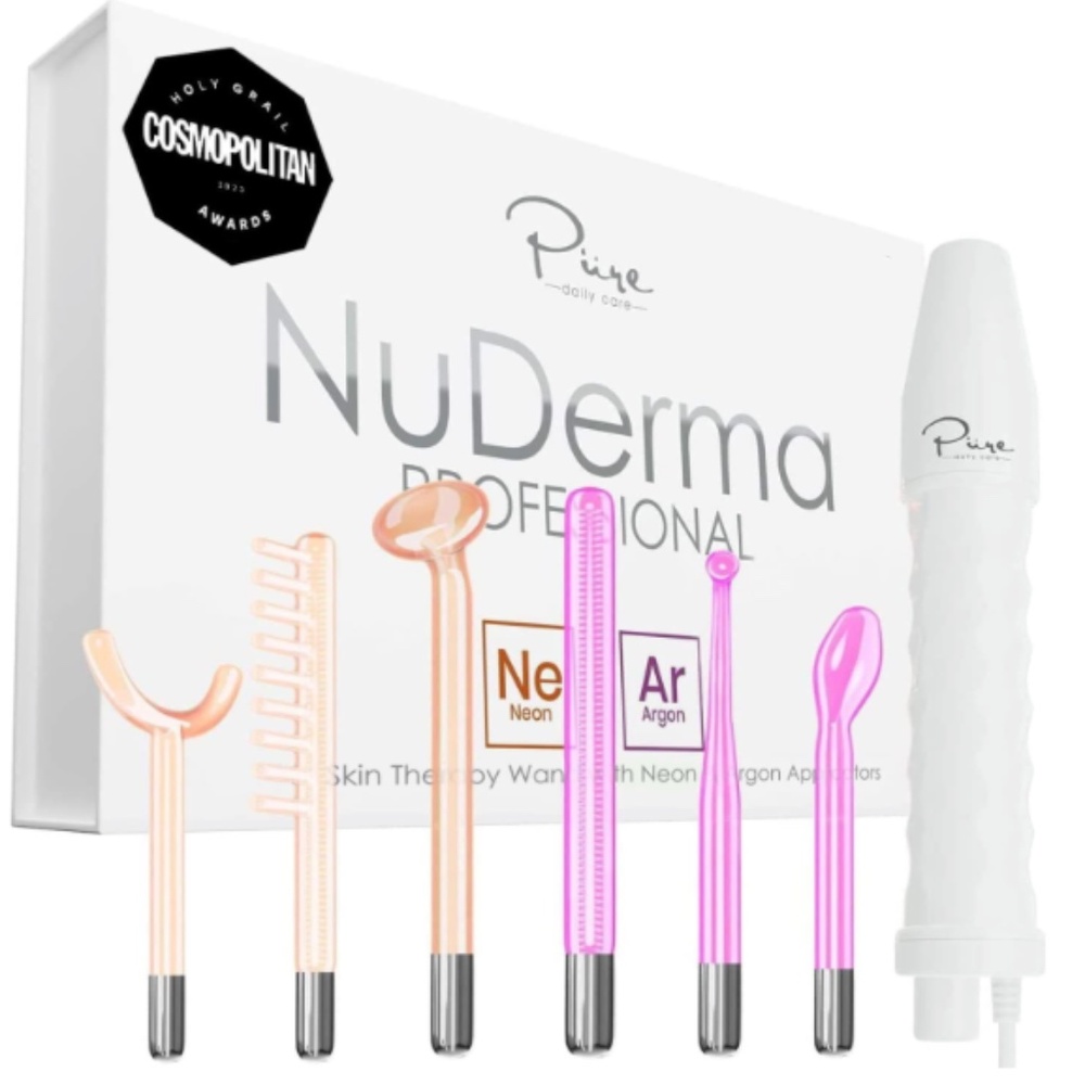 NuDerma Professional Skin Therapy Wand - Portable Skin Therapy Machine
